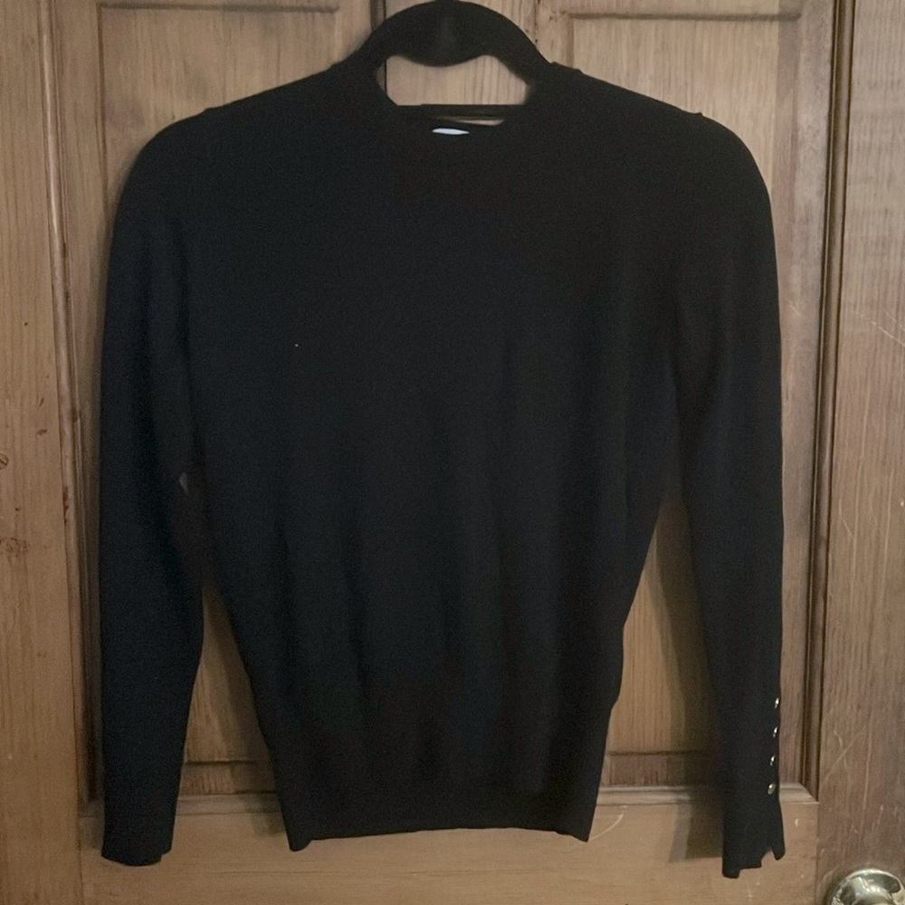 Black soft sweater